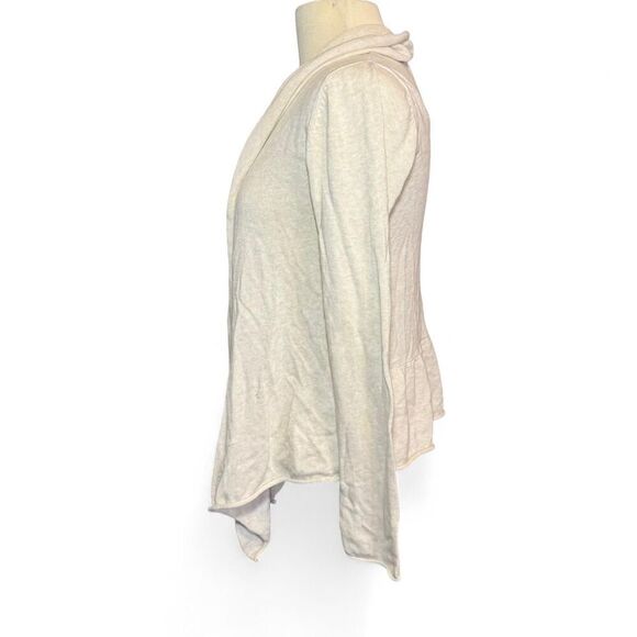 PrAna Women's Cream Open Front Organic Cotton Knit Cardigan Sz XS - Picture 3 of 6